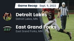 Recap: Detroit Lakes  vs. East Grand Forks  2022