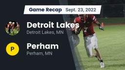 Recap: Detroit Lakes  vs. Perham  2022