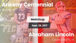 Matchup: Ankeny Centennial Hi vs. Abraham Lincoln  2017
