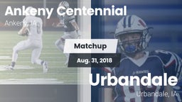 Matchup: Ankeny Centennial Hi vs. Urbandale  2018