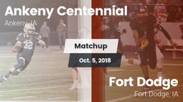 Matchup: Ankeny Centennial Hi vs. Fort Dodge  2018