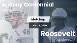 Matchup: Ankeny Centennial Hi vs. Roosevelt  2020