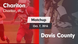 Matchup: Chariton  vs. Davis County 2016
