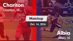 Matchup: Chariton  vs. Albia  2016