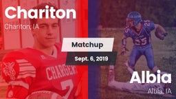 Matchup: Chariton  vs. Albia  2019