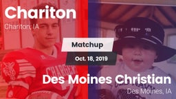 Matchup: Chariton  vs. Des Moines Christian  2019