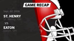 Recap: St. Henry  vs. Eaton  2016