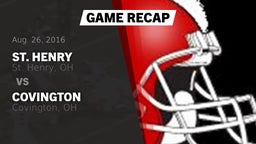 Recap: St. Henry  vs. Covington  2016