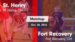 Matchup: St. Henry High Schoo vs. Fort Recovery  2016