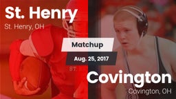 Matchup: St. Henry High Schoo vs. Covington  2017
