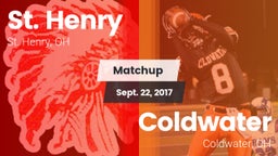 Matchup: St. Henry High Schoo vs. Coldwater  2017