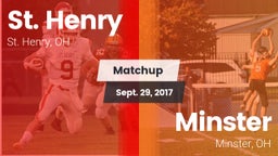 Matchup: St. Henry High Schoo vs. Minster  2017