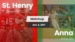 Matchup: St. Henry High Schoo vs. Anna  2017