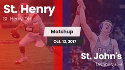 Matchup: St. Henry High Schoo vs. St. John's  2017