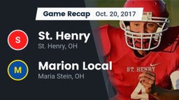 Recap: St. Henry  vs. Marion Local  2017