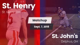 Matchup: St. Henry vs. St. John's  2018