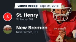 Recap: St. Henry  vs. New Bremen  2018