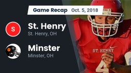 Recap: St. Henry  vs. Minster  2018