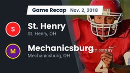 Recap: St. Henry  vs. Mechanicsburg  2018