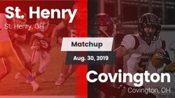 Matchup: St. Henry vs. Covington  2019