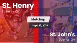 Matchup: St. Henry vs. St. John's  2019