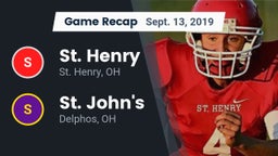 Recap: St. Henry  vs. St. John's  2019