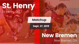Matchup: St. Henry vs. New Bremen  2019