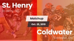Matchup: St. Henry vs. Coldwater  2019