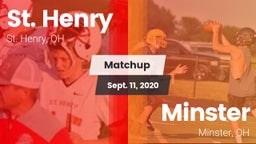 Matchup: St. Henry vs. Minster  2020
