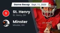 Recap: St. Henry  vs. Minster  2020