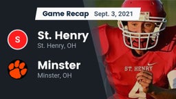 Recap: St. Henry  vs. Minster  2021