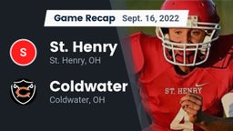 Recap: St. Henry  vs. Coldwater  2022