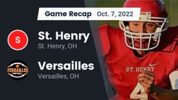 Recap: St. Henry  vs. Versailles  2022