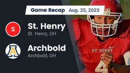 Recap: St. Henry  vs. Archbold  2023