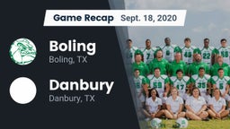 Recap: Boling  vs. Danbury  2020