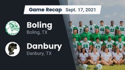 Recap: Boling  vs. Danbury  2021