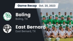 Recap: Boling  vs. East Bernard  2023