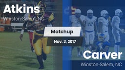 Matchup: Atkins  vs. Carver  2017
