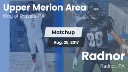 Matchup: Upper Merion Area vs. Radnor  2017