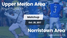 Matchup: Upper Merion Area vs. Norristown Area  2017