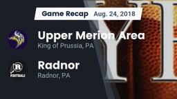 Recap: Upper Merion Area  vs. Radnor  2018