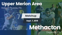 Matchup: Upper Merion Area vs. Methacton  2018