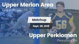 Matchup: Upper Merion Area vs. Upper Perkiomen  2018