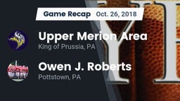 Recap: Upper Merion Area  vs. Owen J. Roberts  2018
