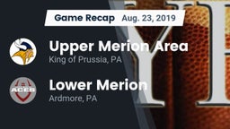 Recap: Upper Merion Area  vs. Lower Merion  2019
