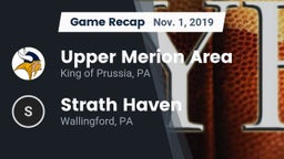 Recap: Upper Merion Area  vs. Strath Haven  2019