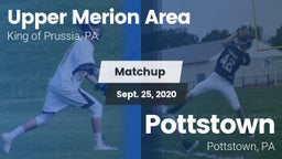 Matchup: Upper Merion Area vs. Pottstown  2020