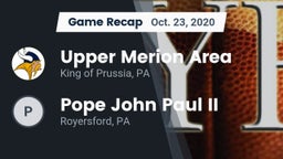 Recap: Upper Merion Area  vs. Pope John Paul II 2020