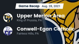 Recap: Upper Merion Area  vs. Conwell-Egan Catholic  2021