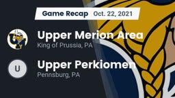 Recap: Upper Merion Area  vs. Upper Perkiomen  2021